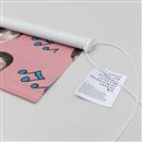 roller blind with face on