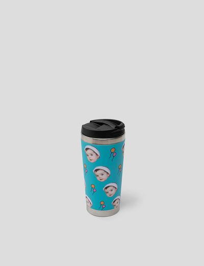 face travel mug