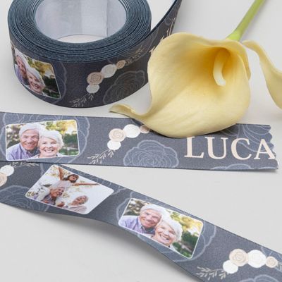 personalized funeral ribbon