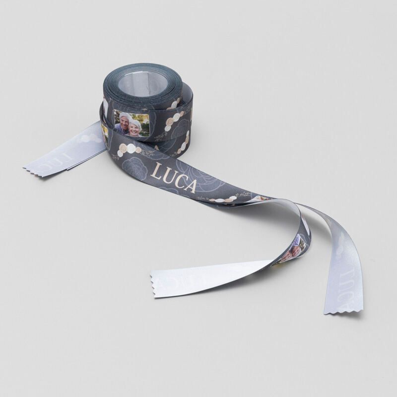 Death Ribon Personalized Funeral Ribbon. Personalized Memorial Ribbons.