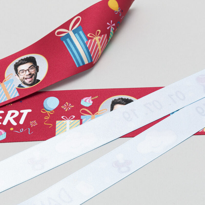 Personalised Ribbons Custom Satin Ribbon Printing