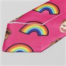 detail of face tie seam on the back