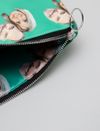 custom face clutch bag