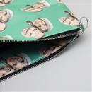 custom Clutch bag with face print