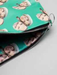 custom Clutch bag with face print