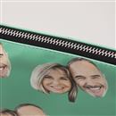 Clutch bag with face print