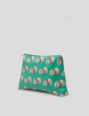 Clutch bag with face print