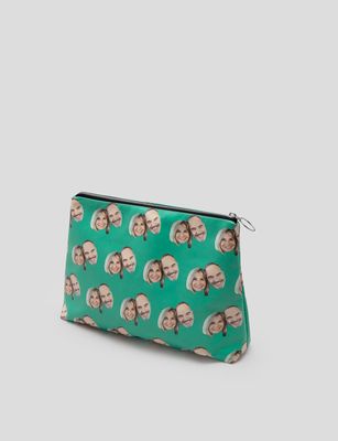 face clutch bag