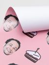 Gift Wrap with Face