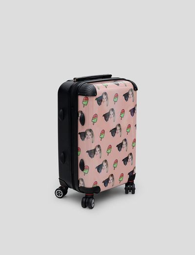 face suitcase