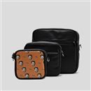 face messenger bag three sizes