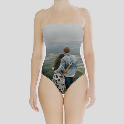 bañador sin tirantes personalizado imagenes o fotos