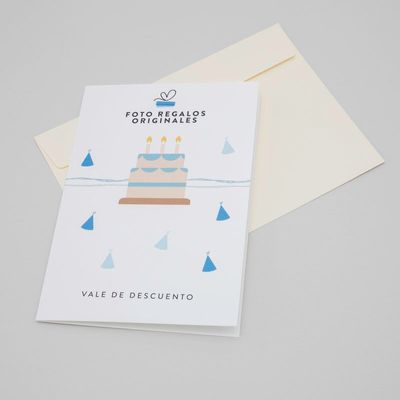 Vale de regalo personalizado para bautizo