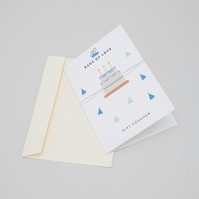 Coupon gift voucher basic design with envelope