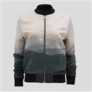 printed bomber jacket womens