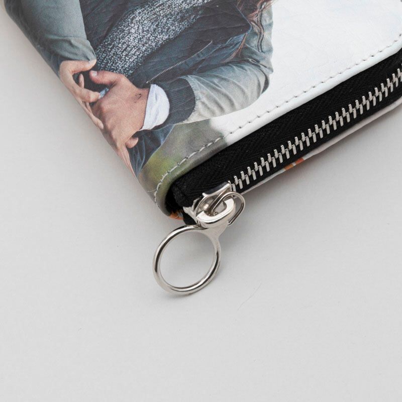Portafoglio da donna in pelle personalizzato con 1-8 fiori di nascita e Portafoglio da donna in pelle personalizzato con 1-8 fiori di nascita e