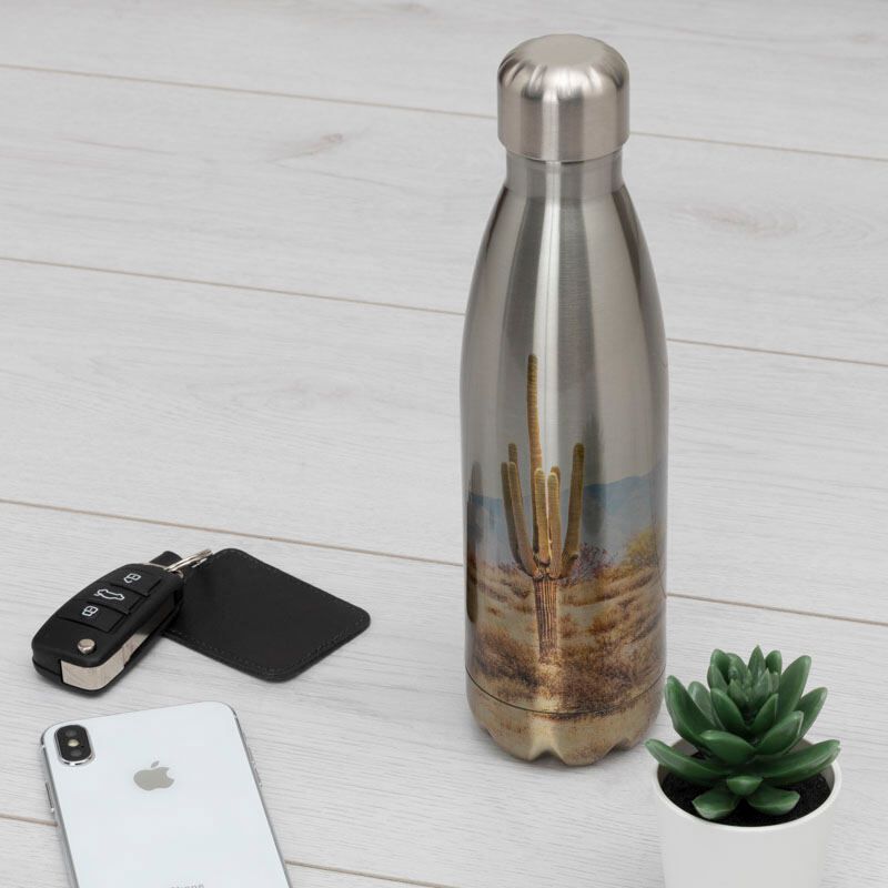 Personalized Photo Water Bottles - Single Photo