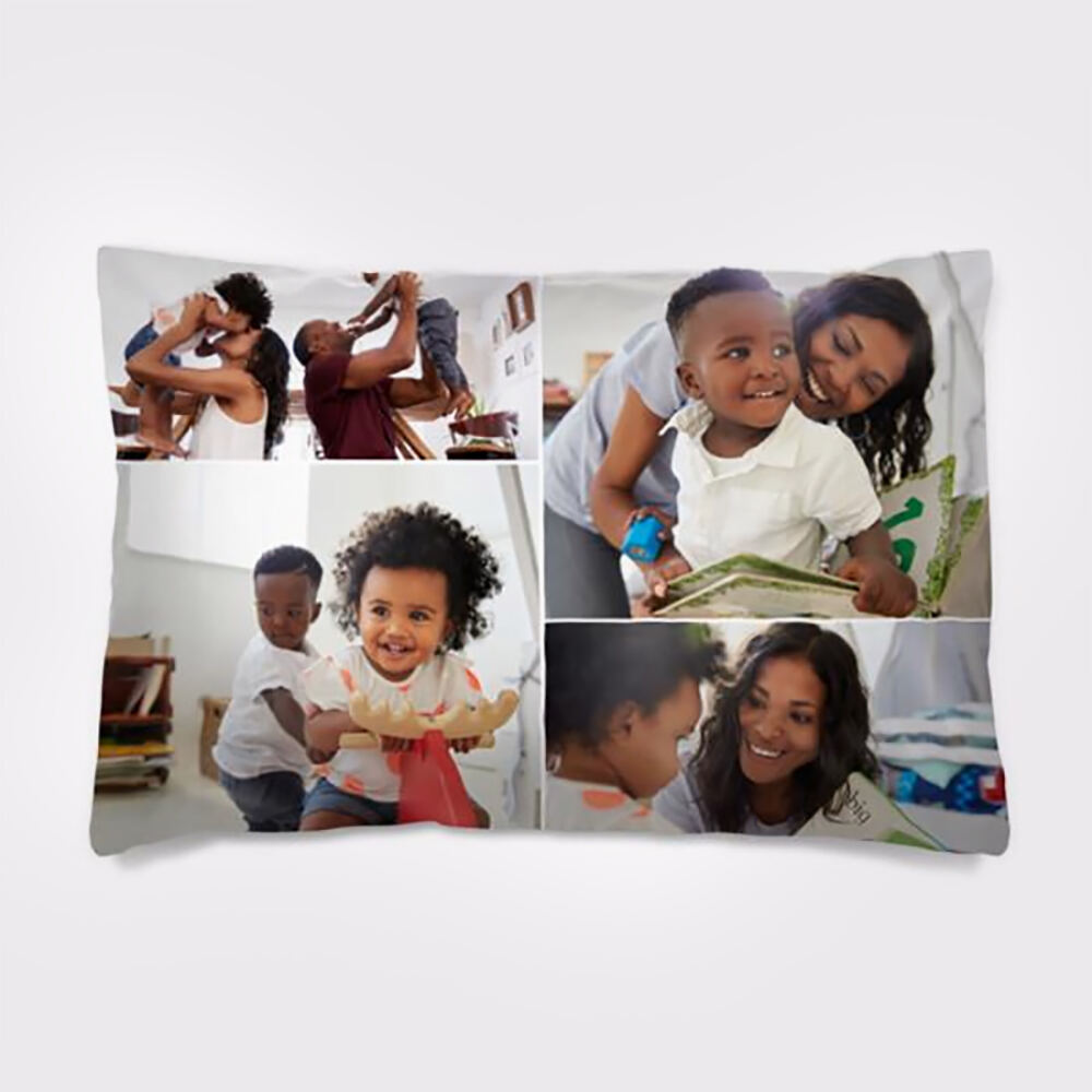 personalised collage pillowcase