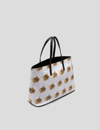 tote bag with face on it