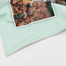 two sided blanket folded