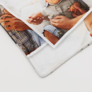 detail fleece print pram blanket