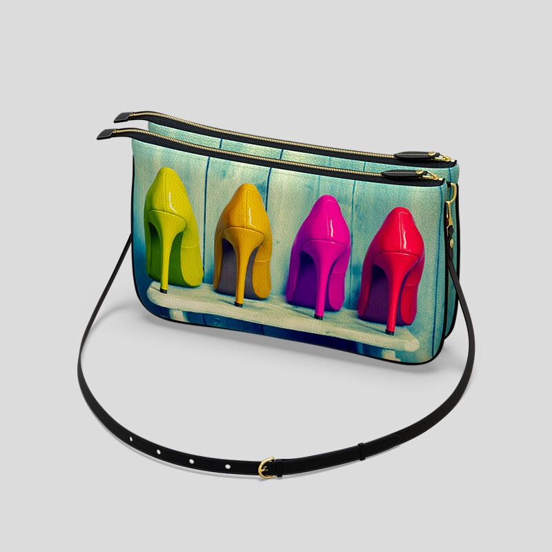 Custom Pochette. Design Your Own Double Zip Bag.