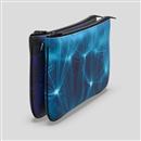 borsetta clutch con doppia zip personalizzata