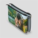 Pochette con due zip personalizzata