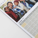 Designa personlig kalender med foton A5-format