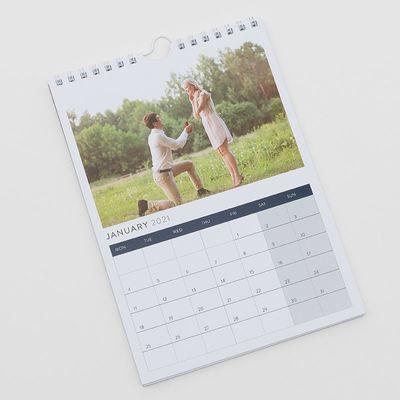 pages du calendrier photo personnalisable