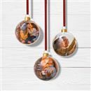 personalised photo baubles