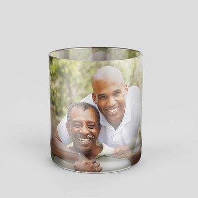Verre à whisky personnalisé avec photo
