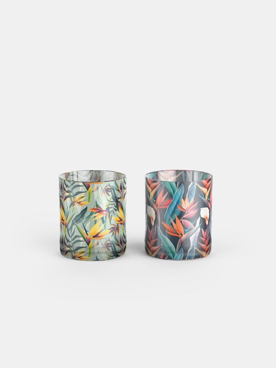 customised whiskey glasses multicolour