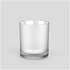 otryckt whiskeyglas av frostat kristallglas