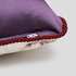 zipper of luxurious silk cushion
