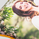 custom silk pillowcase printed with pastel colored artwork