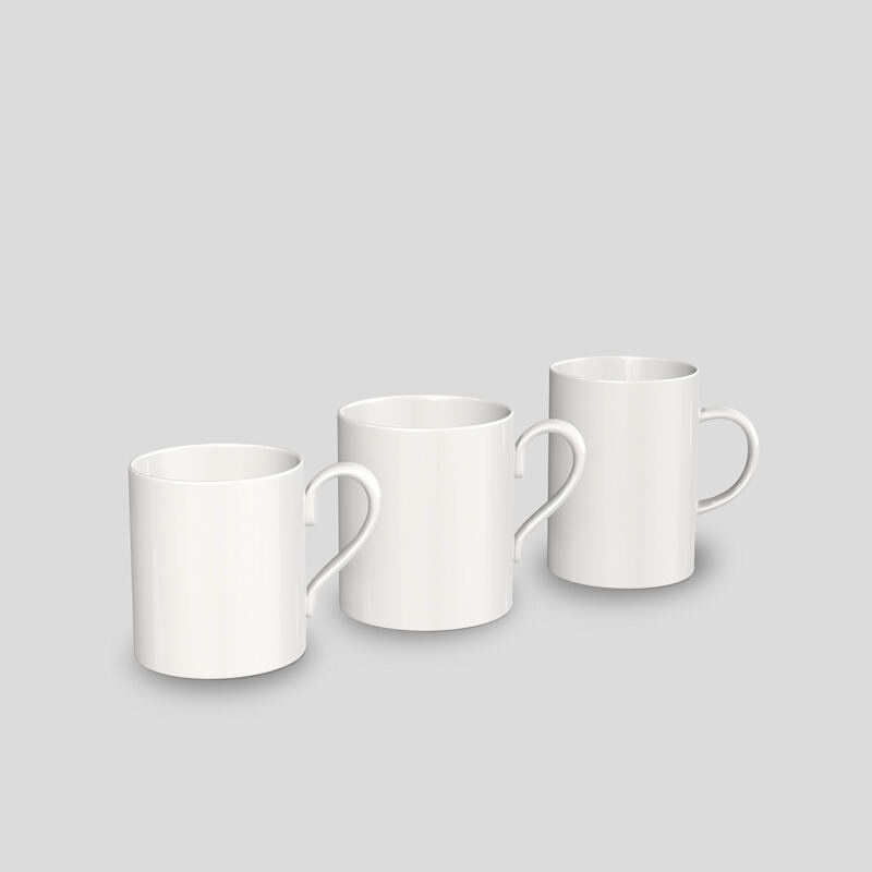 white bone china coffee cups