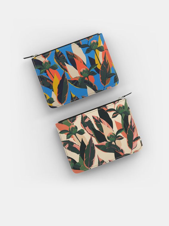 bolso de mano sin asas personalizado artesanal