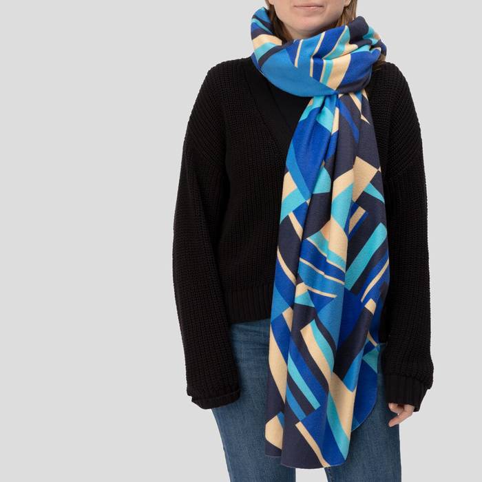 Custom blanket scarf