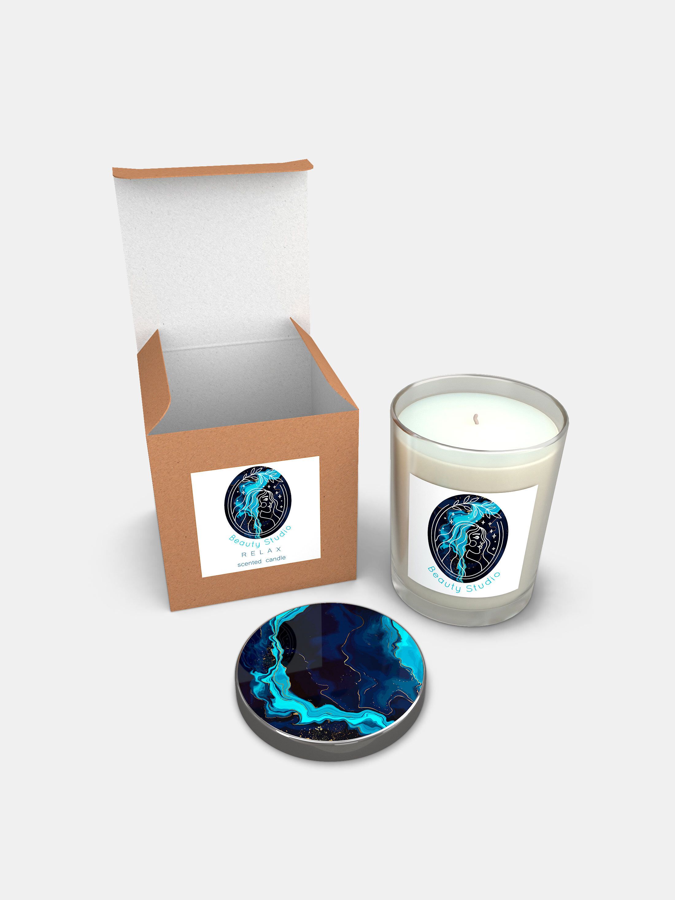 Design your own glass candle containers UK