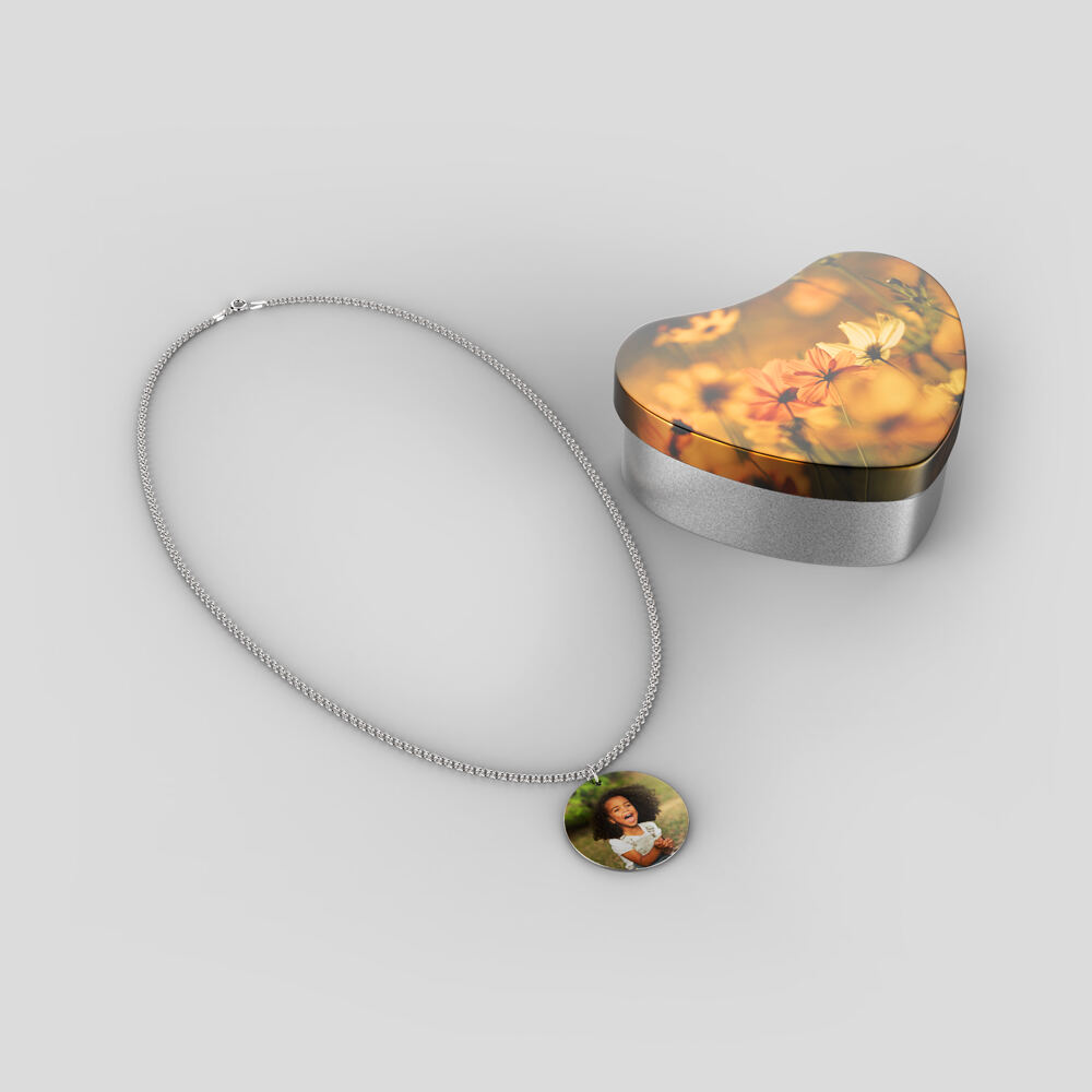 Collar de Plata de Ley Personalizado foto