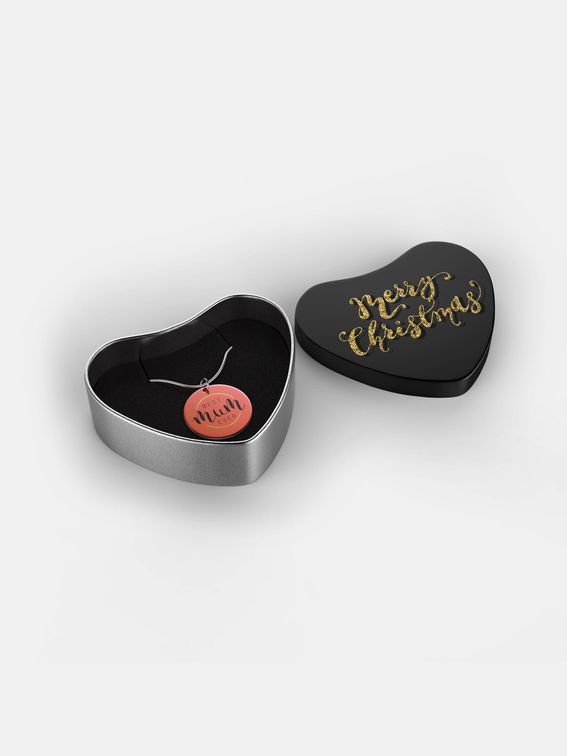 collana in argento personalizzata con scatola regalo da personalizzare