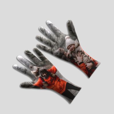 gloves with photo