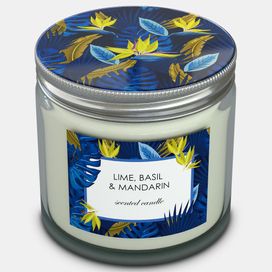 candle with custom jar uk