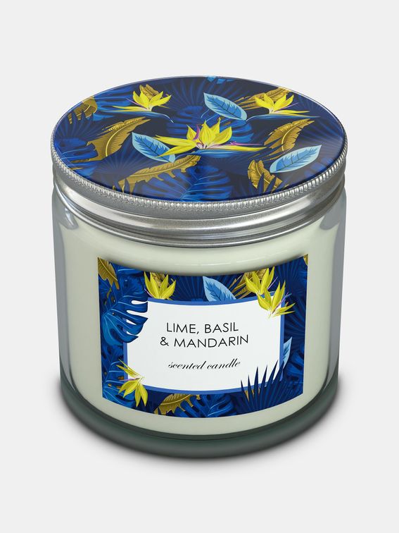 candle with custom jar uk
