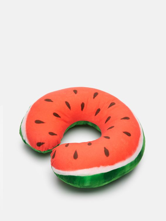 Close up of travel neck pillow for airlines