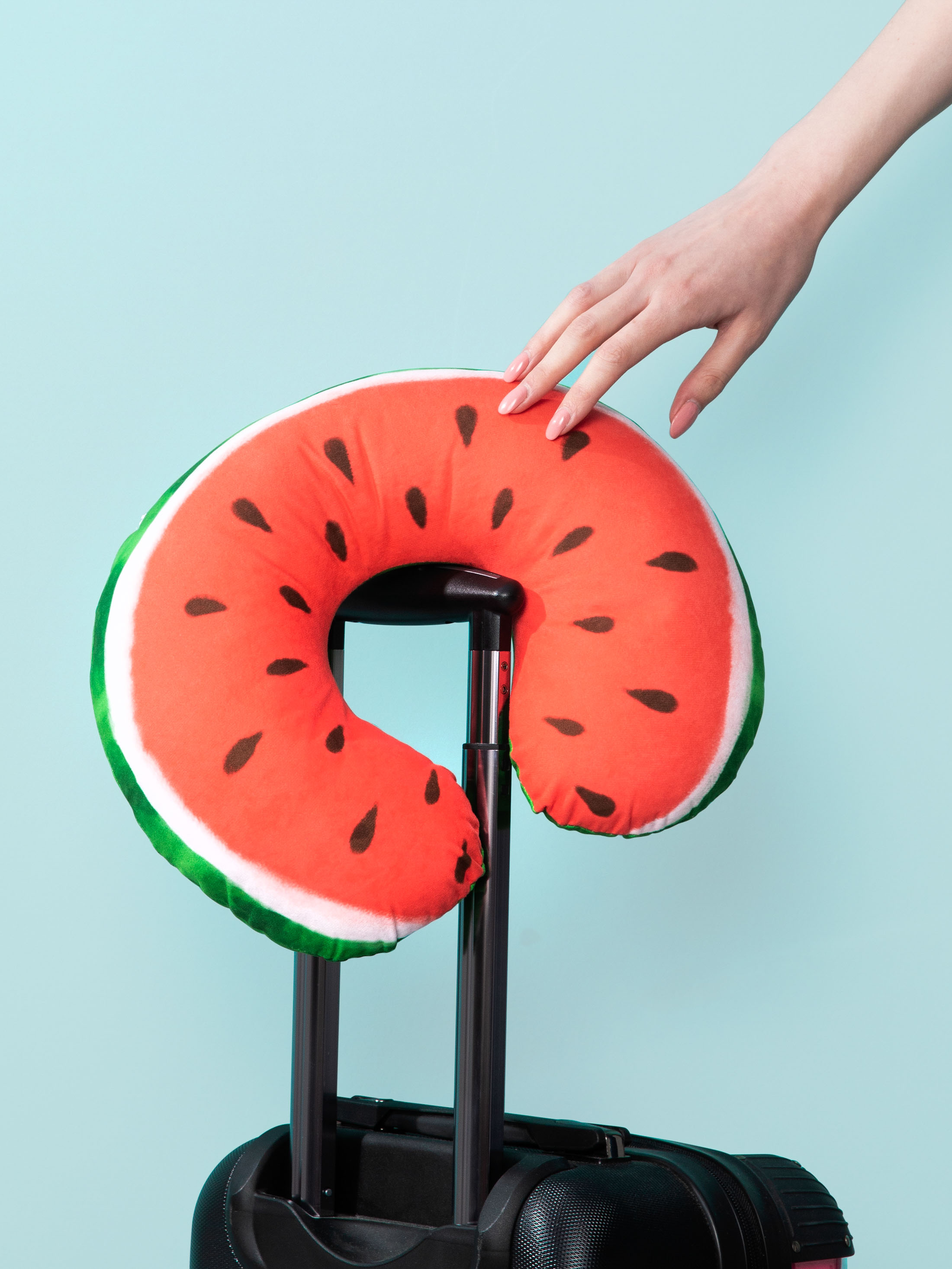 Watermelon design travel neck pillow Print