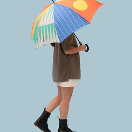 custom printed umbrella