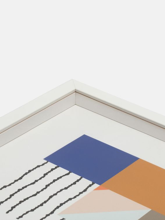 inside of framed art print