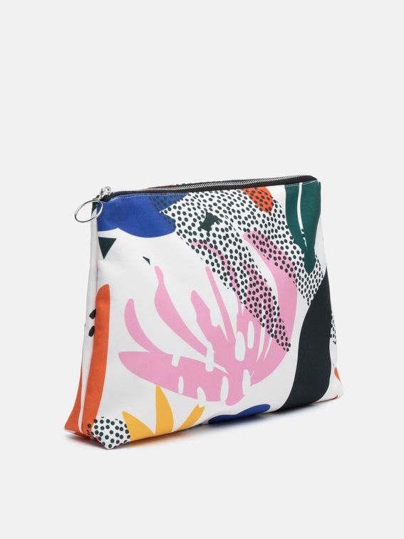 handmade leather clutch